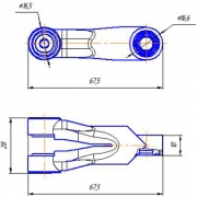 Вилка промежуточная 038-04